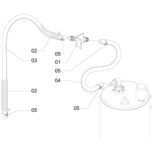 TUBO DE SUCCAO 900159 (CONJUNTO COMPLETO) TUBO DE SUCCAO 900159 (CONJUNTO COMPLETO)
