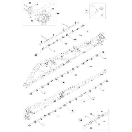 CONJUNTO RAMAL C/ ESP.35 PARA 21MTS QUAD - 906958 - VERSÃO - SAP-2013/11-  -0