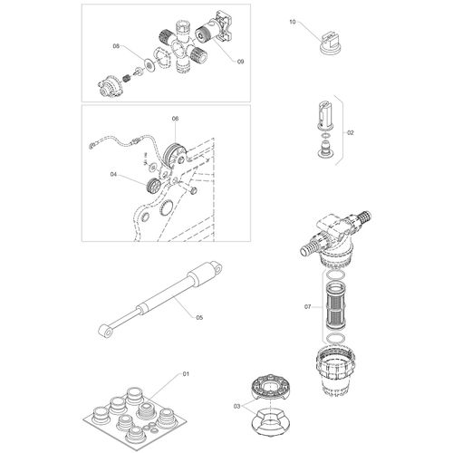 KIT PEÇAS CONDOR AM-14 - RUSSIA 907063 (CONJUNTO COMPLETO)