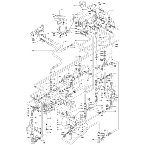 CIRCUITO DO TRANSPORTADOR E VENTILADOR 918938 (CONJUNTO COMPLETO)