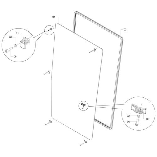 VIDRO DIREITO COMPLETO - 922260 - VERSÃO - SAP-2010/3-  -0