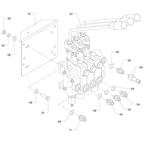 COMANDO HIDRAULICO CL-3000 922294 (CONJUNTO COMPLETO) COMANDO HIDRAULICO CL-3000 922294 (CONJUNTO COMPLETO)
