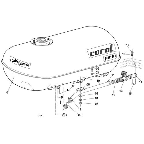 CIRCUITO HIDRAULICO 965764 (CONJUNTO COMPLETO)