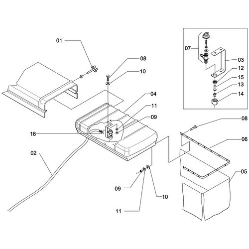 PROTETOR LATERAL - ESQUERDO 975805 (CONJUNTO COMPLETO) PROTETOR LATERAL - ESQUERDO 975805 (CONJUNTO COMPLETO)