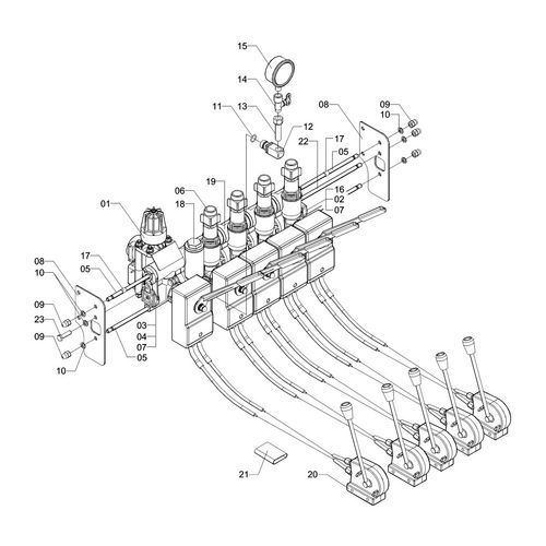 COMANDO MF CABO 4 VIAS CN-80 - 983643 - VERSÃO - 0-0/0-0 -2