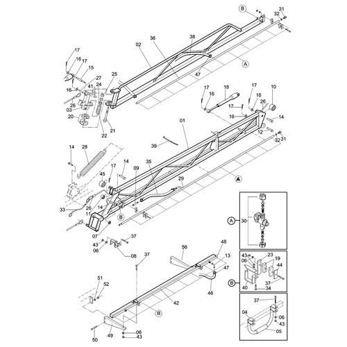 BARRA DE PULVERIZACAO AUTOMATICA DE 14 M 993980 (CONJUNTO COMPLETO) BARRA DE PULVERIZACAO AUTOMATICA DE 14 M 993980 (CONJUNTO COMPLETO)