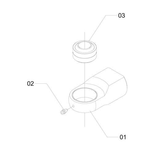 TERMINAL DO CILINDRO DE DIRECAO - 994343 - VERSÃO - 0/0-  -0