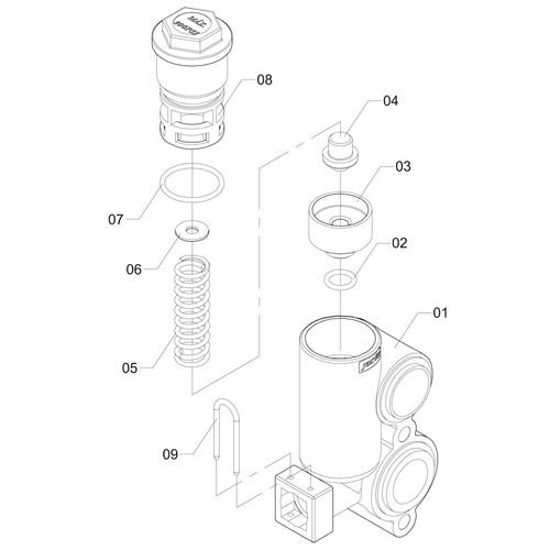 Válvula de segurança 998138 (CONJUNTO COMPLETO) Válvula de segurança 998138 (CONJUNTO COMPLETO)