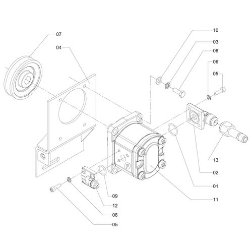BOMBA HIDRAULICA COMPLETA JS600 999789 (CONJUNTO COMPLETO) BOMBA HIDRAULICA COMPLETA JS600 999789 (CONJUNTO COMPLETO)