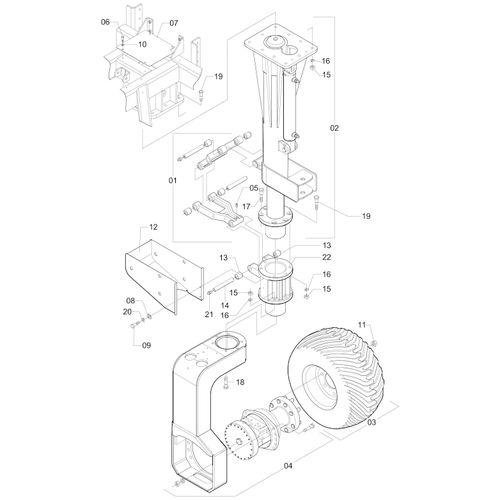 PERNA TRASEIRA ESQUERDA - COMPLETA - 1146878 - VERSÃO - SAP-2010/4-  -0