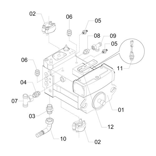 MONTAGEM HIDRÁULICA BOMBA TRANSMISSÃO - 1146880 - VERSÃO - SAP-2008/2-  -0