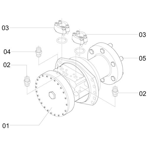 MOTOR TRANSMISSAO COM CONEXOES 1146885 (CONJUNTO COMPLETO)