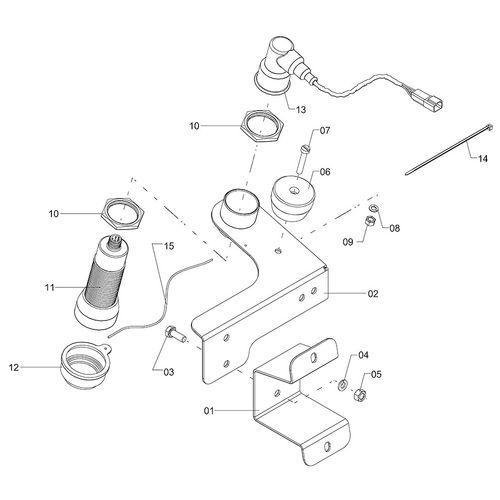 SENSOR COMPLETO - SEGMENTO I ESQ 1148903 (CONJUNTO COMPLETO)