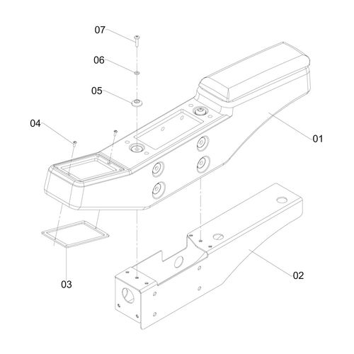 APOIO DO BRAÇO COMPLETO - 1150469 - VERSÃO - SAP-2011/9-  -0