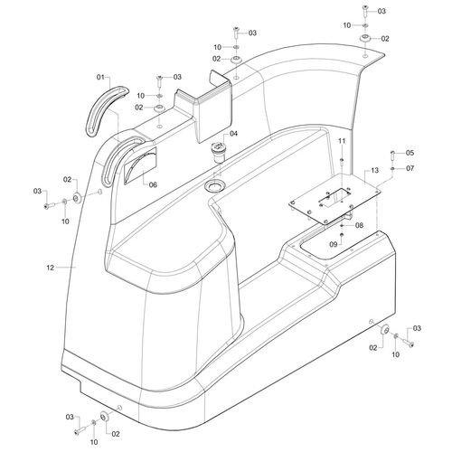 CARENAGEM LATERAL DIREITA COMP UP-HIDRO 1150811 (CONJUNTO COMPLETO) CARENAGEM LATERAL DIREITA COMP UP-HIDRO 1150811 (CONJUNTO COMPLETO)