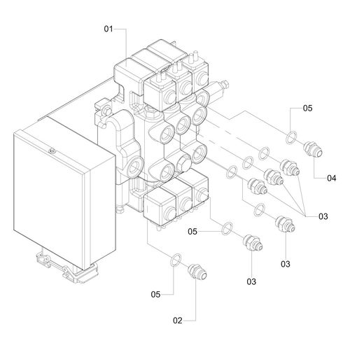 COMANDO HIDR.AM-14 ELETRICO(CN 600/800) - 1151323 - VERSÃO - SAP-2010/11-  -0