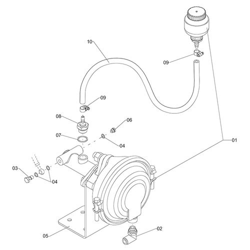 ATUADOR PNEUMÁTICO COMPLETO TRASEIRO 1151425 (CONJUNTO COMPLETO)