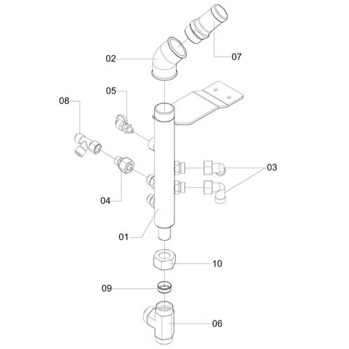 MANIFOLD DE RETORNO COMPLETO - AUTOPILOT 1156018 (CONJUNTO COMPLETO)