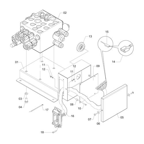 BLOCO DE COMANDO DO LAVAJATO - ELET 1157280 (CONJUNTO COMPLETO)