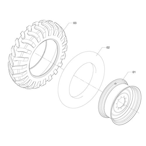 Módulo pneu completo 18.4x38 Módulo pneu completo 18.4x38