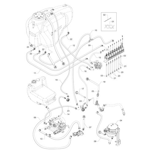 CIRCUITO DEFENSIVO JP300 BK3024 MOD.1 - 1158572 - VERSÃO - SAP-2012/8-  -0