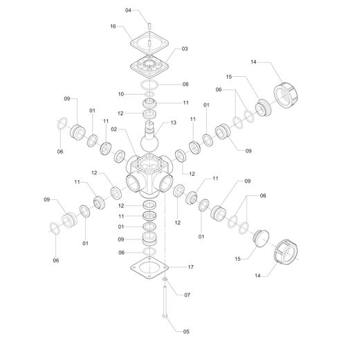 VALVULA DE 5 VIAS MONTADA - 1159022 - VERSÃO - SAP-2008/7-  -0