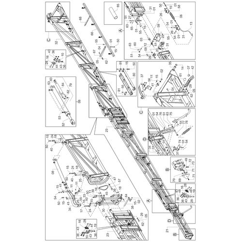 ESTRUTURA BARRA 24M STAR ARG ESP 35/52,5 1163847 (CONJUNTO COMPLETO)