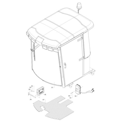 CABINE UP-2000/2500 SUBMONTADA - 1169216 - VERSÃO - SAP-2010/4-A -0