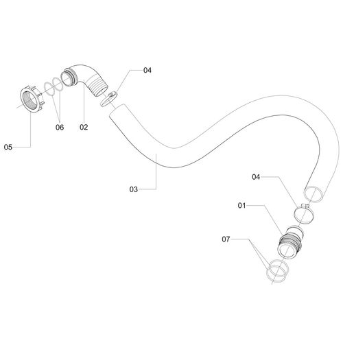 CONJUNTO MANGUEIRA DA BOMBA AO SUPORTE 1171419 (CONJUNTO COMPLETO) CONJUNTO MANGUEIRA DA BOMBA AO SUPORTE 1171419 (CONJUNTO COMPLETO)