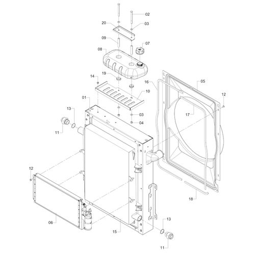 SUBMONTAGEM DOS RADIADORES - 1171698 - VERSÃO - SAP-2013/8-02-0