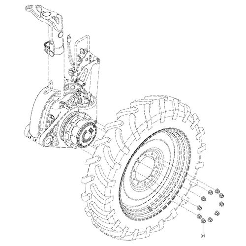 ELEMENTO LIGAÇÃO 10PORCAS M22X 1,5 - 1172170 - VERSÃO - 2015/7-A -0