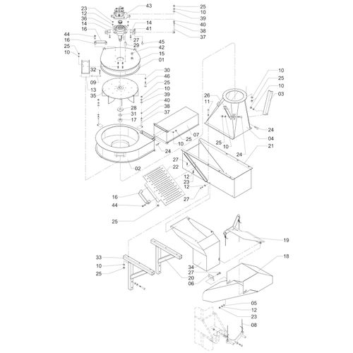 CAIXA DO VENTILADOR ASPIRANTE 1172710 (CONJUNTO COMPLETO) CAIXA DO VENTILADOR ASPIRANTE 1172710 (CONJUNTO COMPLETO)