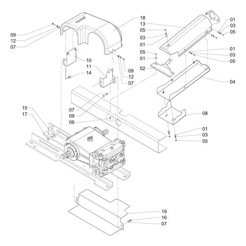 PROTETOR POLIA - JP100 ADV2000-AM18 1173895 (CONJUNTO COMPLETO) PROTETOR POLIA - JP100 ADV2000-AM18 1173895 (CONJUNTO COMPLETO)