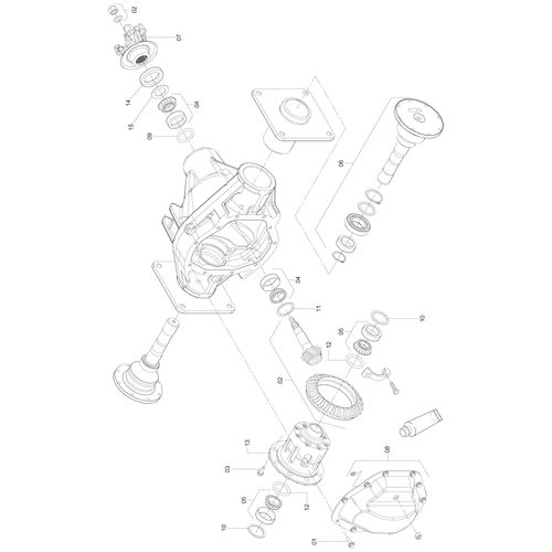 EIXO DIFERENCIAL MOD.80 TRAC-LOK REL.4,1 1174431 (CONJUNTO COMPLETO) EIXO DIFERENCIAL MOD.80 TRAC-LOK REL.4,1 1174431 (CONJUNTO COMPLETO)