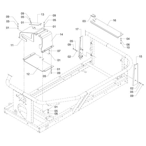 COMPLEMENTOS A-1500 DIAMOND 1175520 (CONJUNTO COMPLETO)