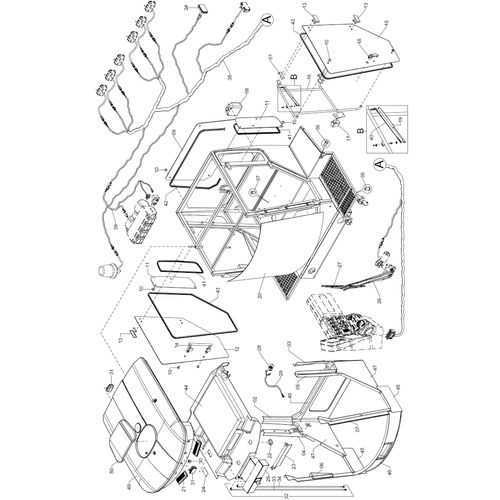 CABINE J3 1177102 (CONJUNTO COMPLETO) CABINE J3 1177102 (CONJUNTO COMPLETO)
