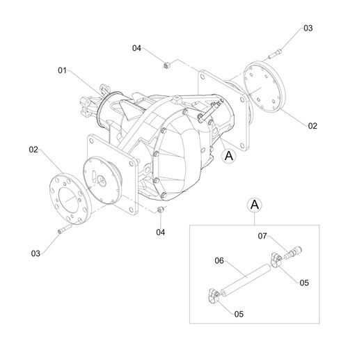 EIXO DIFERENCIAL MOD. 80 COMPLETO 1178036 (CONJUNTO COMPLETO) EIXO DIFERENCIAL MOD. 80 COMPLETO 1178036 (CONJUNTO COMPLETO)