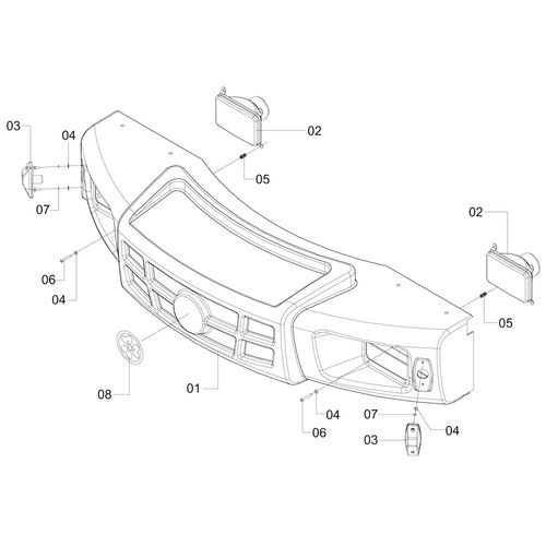 PARA CHOQUE FRONTAL COMPLETO - 1178160 - VERSÃO - SAP-2010/3-  -0