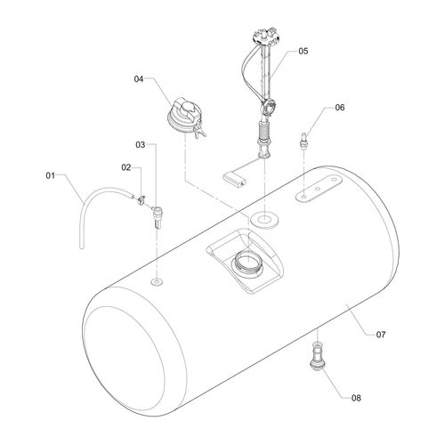 RESERVATÓRIO DE COMBUSTÍVEL 140L 1181849 (CONJUNTO COMPLETO) RESERVATÓRIO DE COMBUSTÍVEL 140L 1181849 (CONJUNTO COMPLETO)