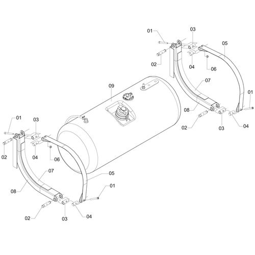 RESERVATÓRIO DE COMBUSTÍVEL COM CINTA 1182608 (CONJUNTO COMPLETO) RESERVATÓRIO DE COMBUSTÍVEL COM CINTA 1182608 (CONJUNTO COMPLETO)