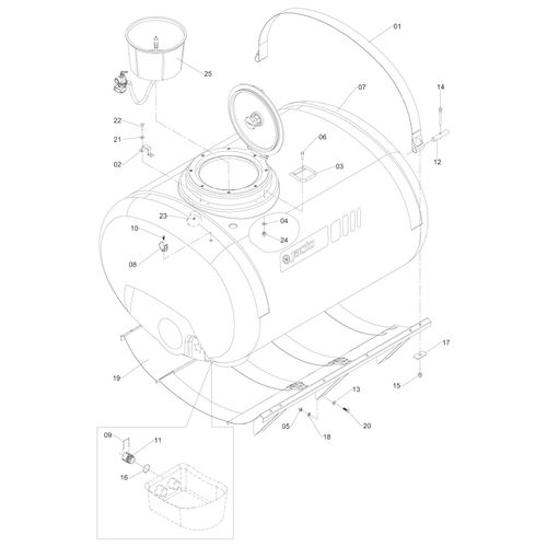 RESERVATÓRIO 2000L E COMPLEMENTOS 1182828 (CONJUNTO COMPLETO) RESERVATÓRIO 2000L E COMPLEMENTOS 1182828 (CONJUNTO COMPLETO)