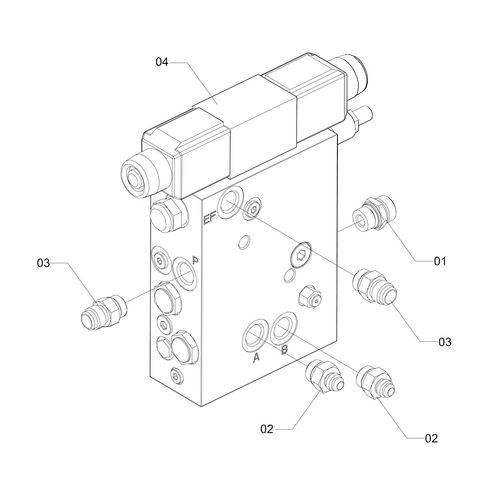Válvula hidráulica completa-UNIPORT PLUS 1182854 (CONJUNTO COMPLETO) Válvula hidráulica completa-UNIPORT PLUS 1182854 (CONJUNTO COMPLETO)
