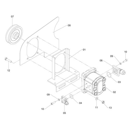 CONJ BOMBA HIDR POLIA 100 1A E PROT INT - 1183125 - VERSÃO - SAP-2013/10-  -0
