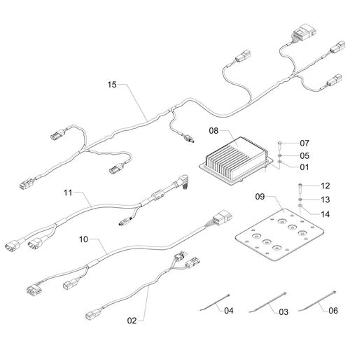 KIT PILOTO AUTOMATICO HIDRAULICO TR - 1183166 - VERSÃO - 2011/9-  -0