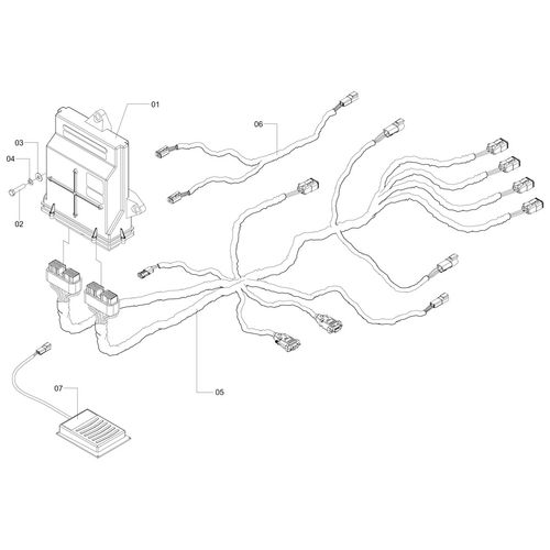 KIT PILOTO HIDRÁULICO - CABINE - 1183846 - VERSÃO - SAP-2011/9-  -0