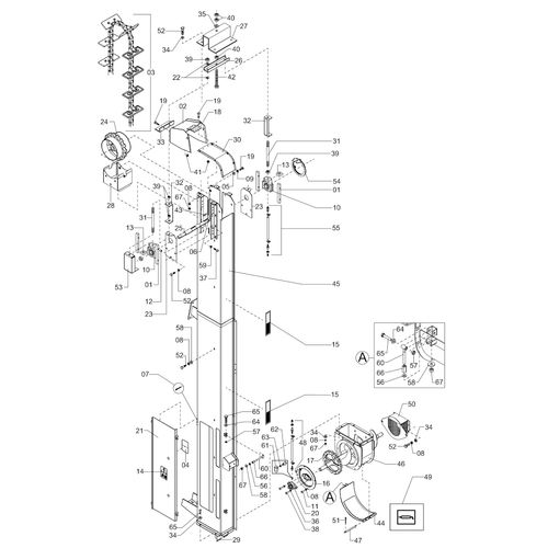 TRANSPORTADOR VERTICAL - ESQUERDO 1183893 (CONJUNTO COMPLETO) TRANSPORTADOR VERTICAL - ESQUERDO 1183893 (CONJUNTO COMPLETO)