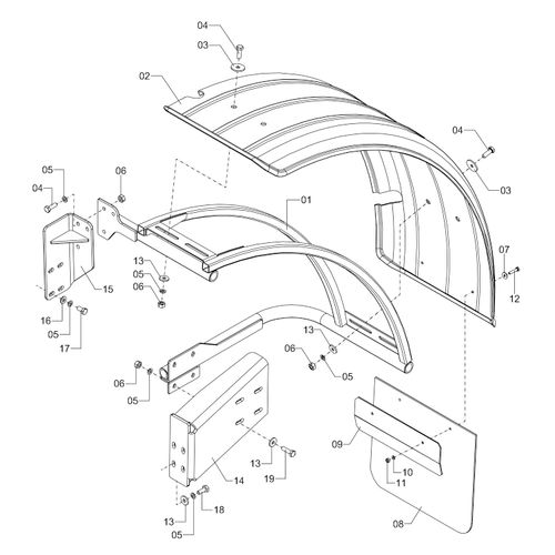 PARALAMA DIANTEIRO ESQUERDO COMPLETO - 1184139 - VERSÃO - SAP-2014/11-  -0