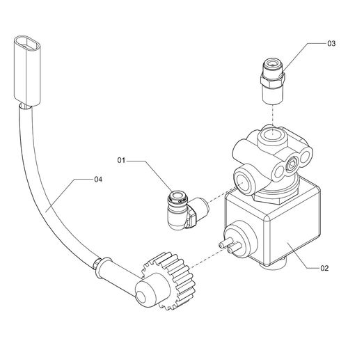 ELETRO-VALVULA PNEUM 3/2 VIAS NF C/ CONE 1184962 (CONJUNTO COMPLETO)