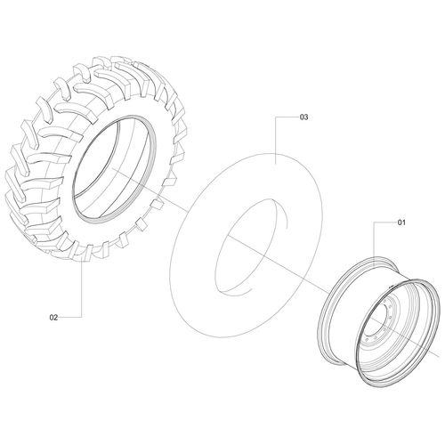 CONJ. RODA W16L - PNEU 18.4 X 34 ESQ. 1185172 (CONJUNTO COMPLETO) CONJ. RODA W16L - PNEU 18.4 X 34 ESQ. 1185172 (CONJUNTO COMPLETO)