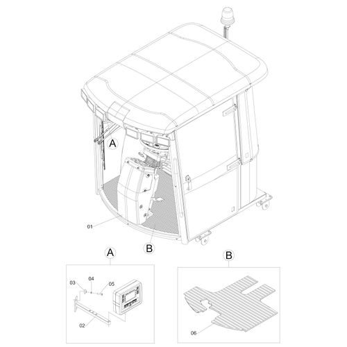 CABINE UP-2000/2500 SUBMONTADA MY2011 - 1185795 - VERSÃO - SAP-2012/4-  -0